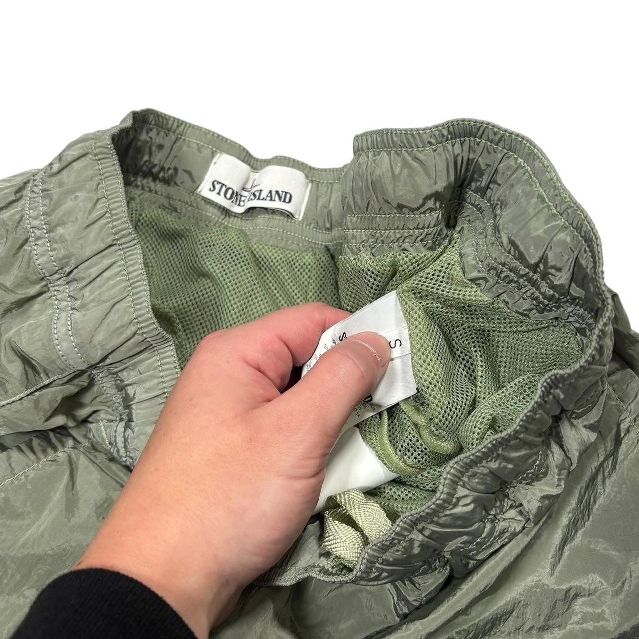 Stone island nylon metal shimmer swimming shorts (S)