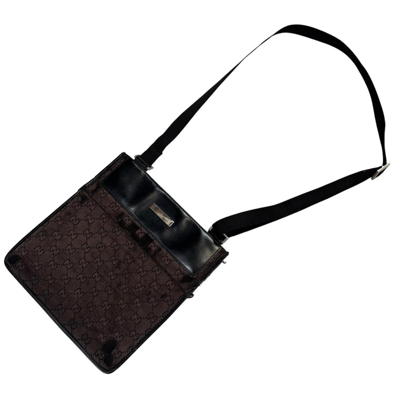 Gucci monogram crossbody side bag