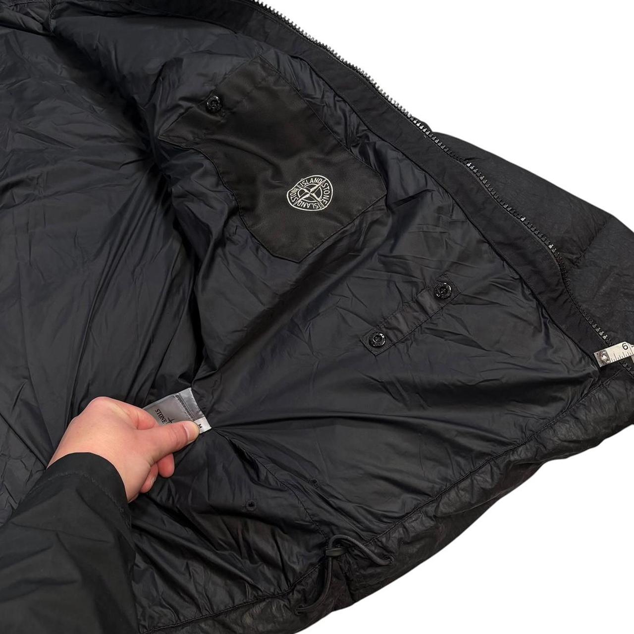 Stone island garment dyed crinkle reps NY down puffer jacket (M)