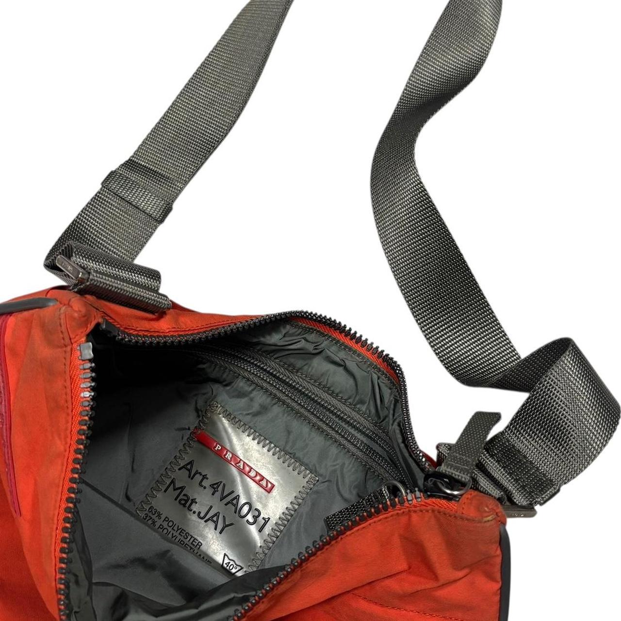 Prada Sport orange crossbody side bag