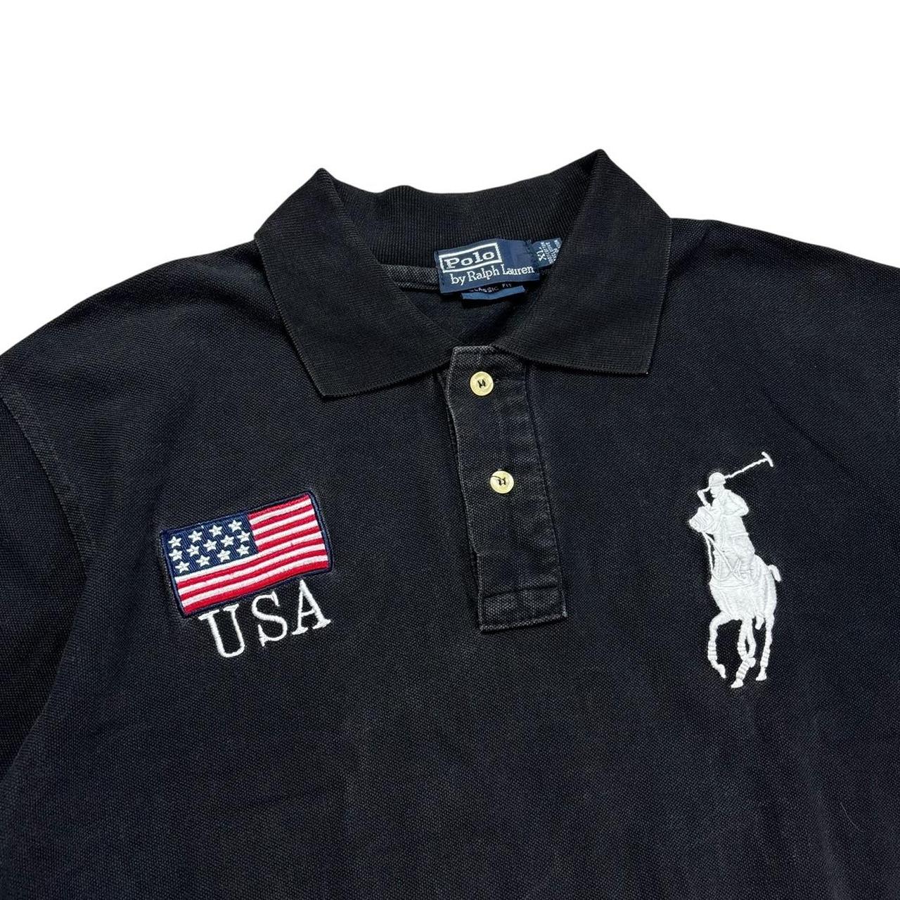 Ralph Lauren big pony chief keef style USA polo shirt (XL)