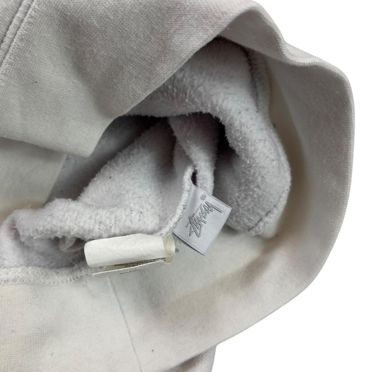 Stussy embroidered 8 ball spellout pullover hoodie (M)