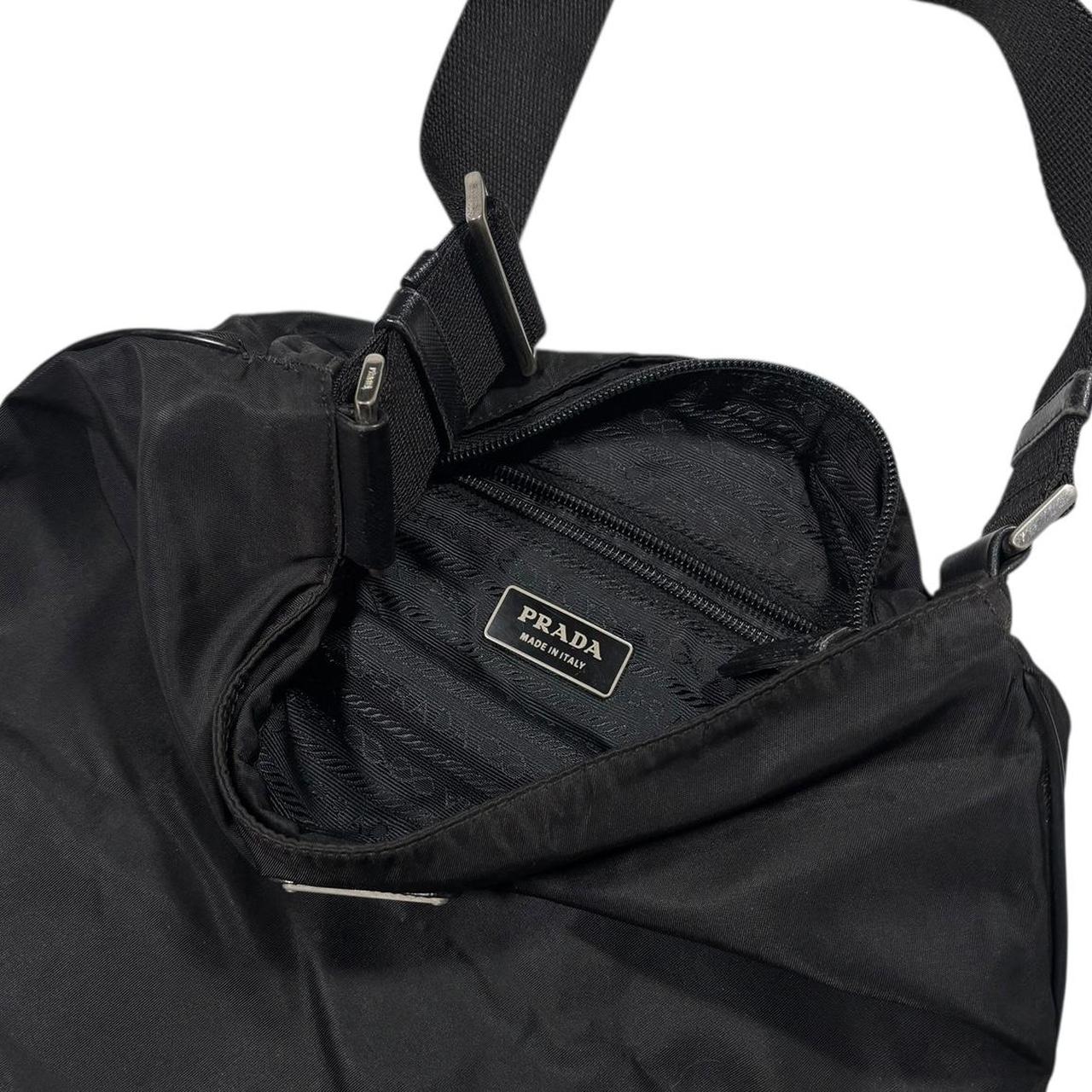 Prada black crossbody side bag