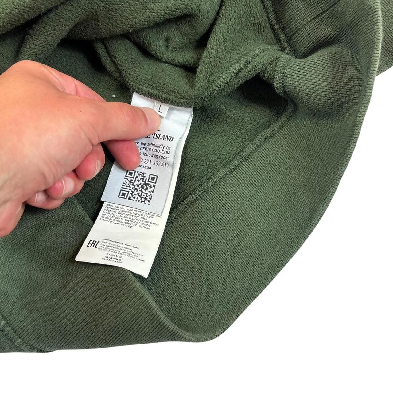 Stone island pullover hoodie (L)