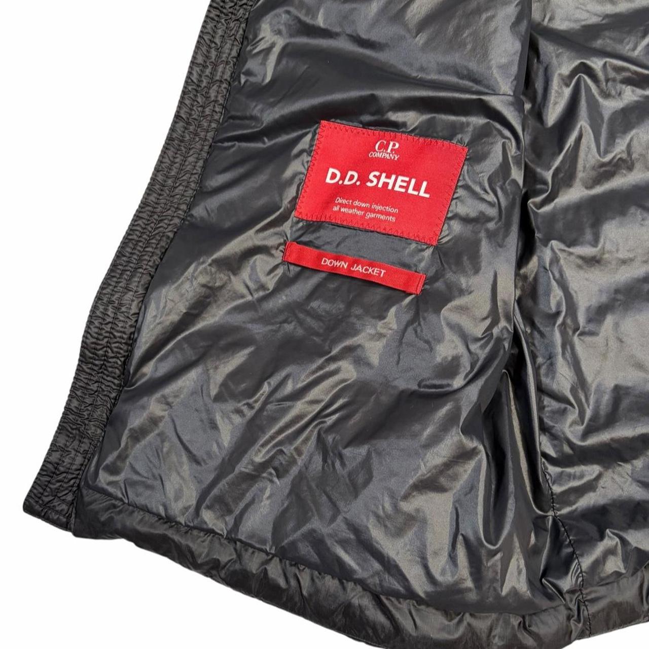 CP Company black DD shell down puffer jacket (S)