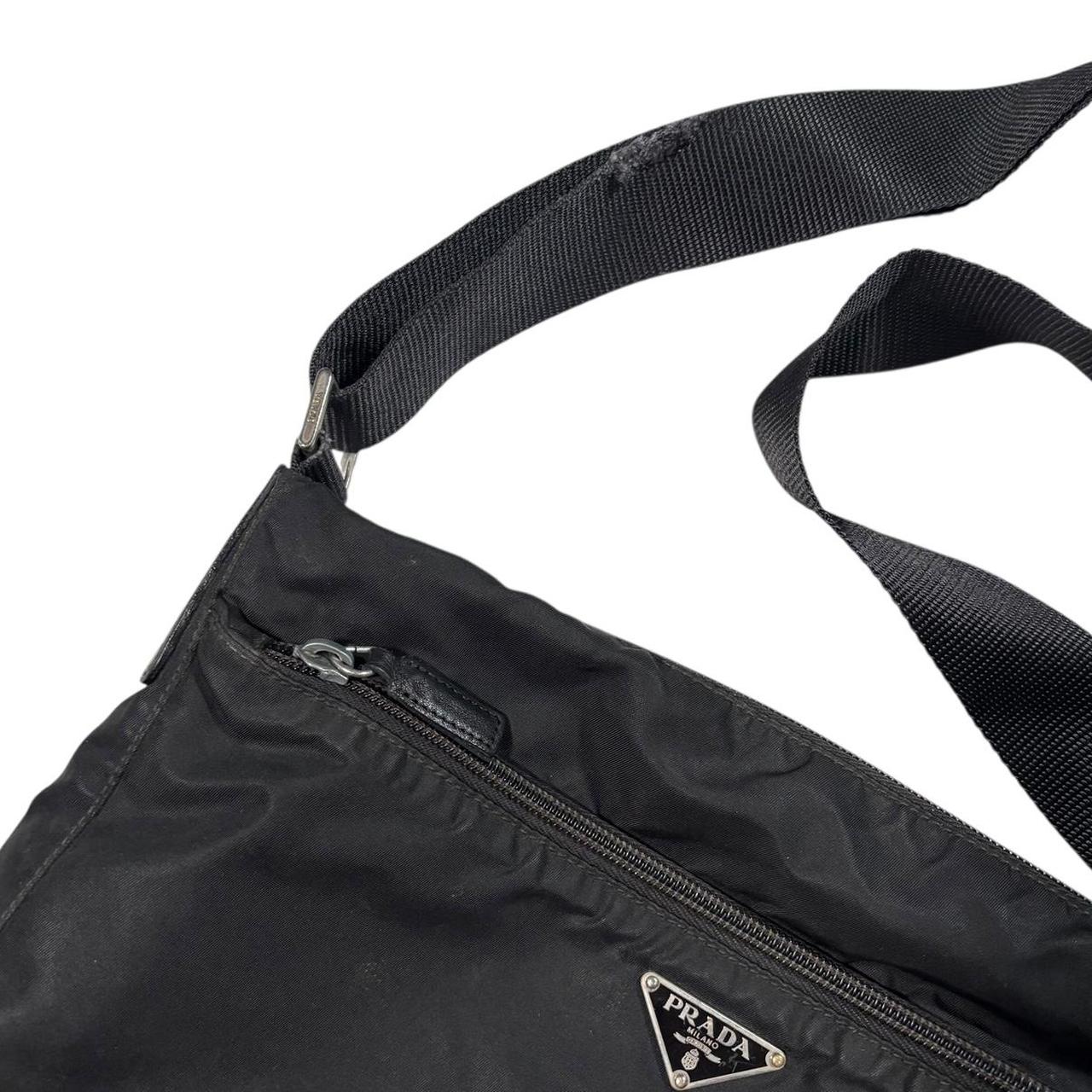 Prada black crossbody side bag