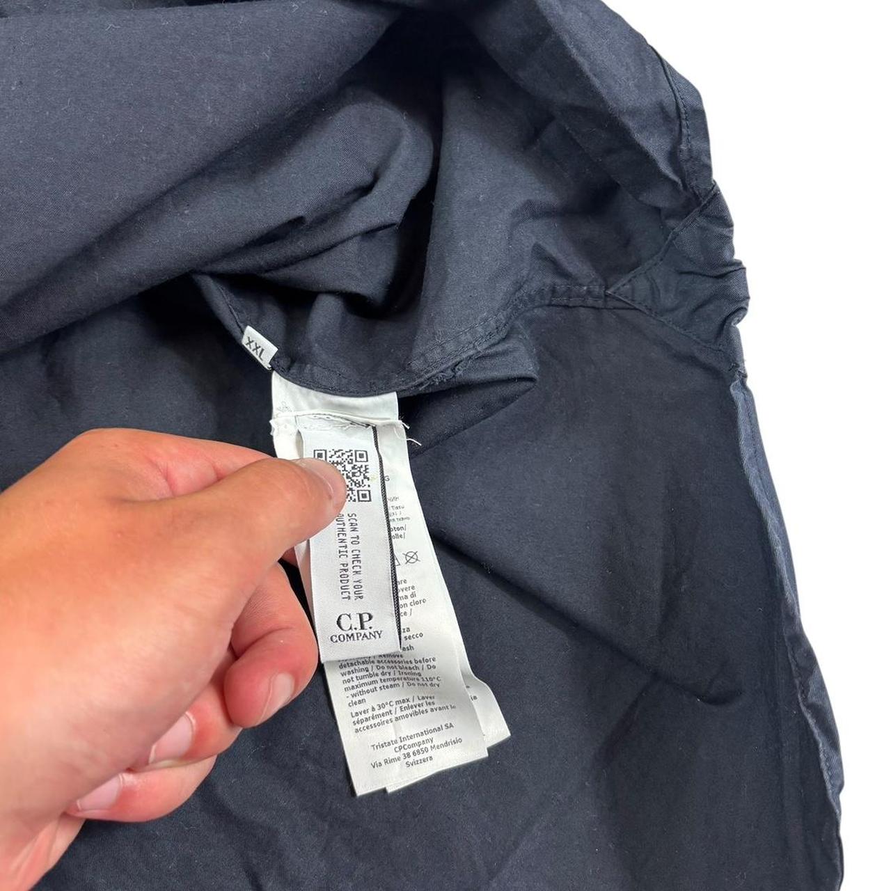 CP company navy single pocket met overshirt jacket (XXL)