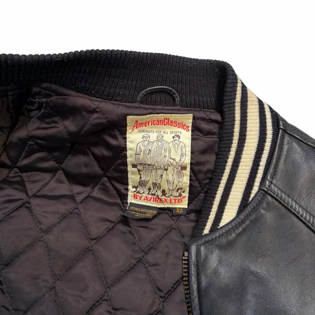 Avirex USA leather jacket (XS)