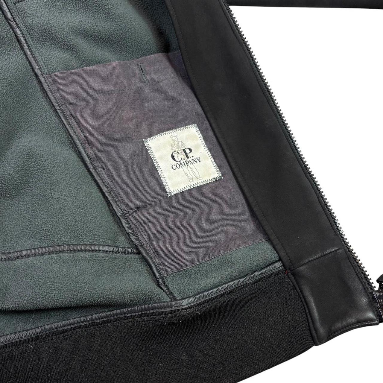 CP company black soft shell jacket (M)