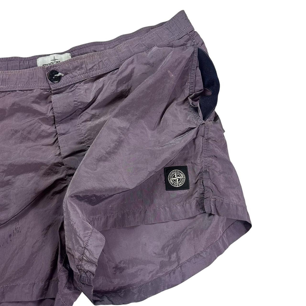 Stone island nylon metal shimmer swimming shorts (XXL)