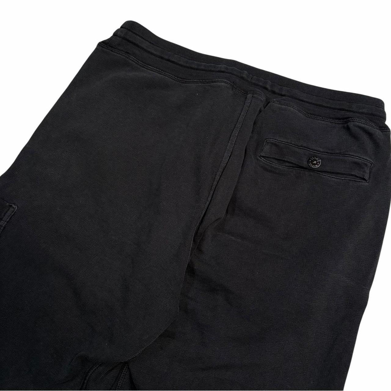 Stone island black sweat shorts (S)