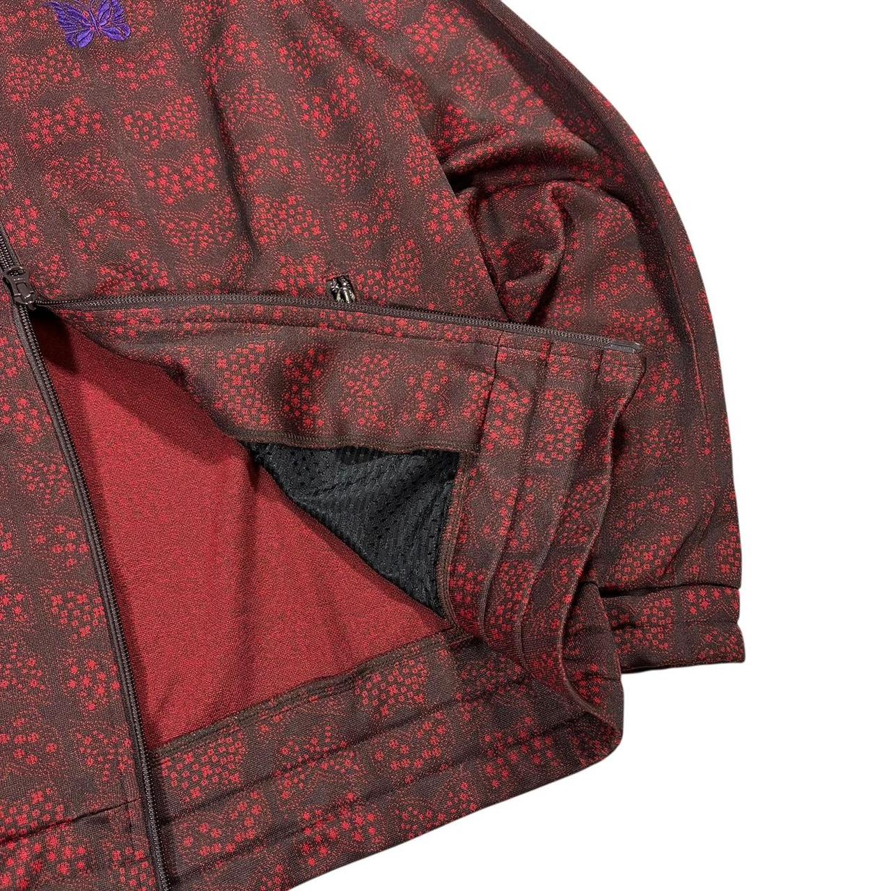 Needles pattern zip up tracksuit jacket (S)