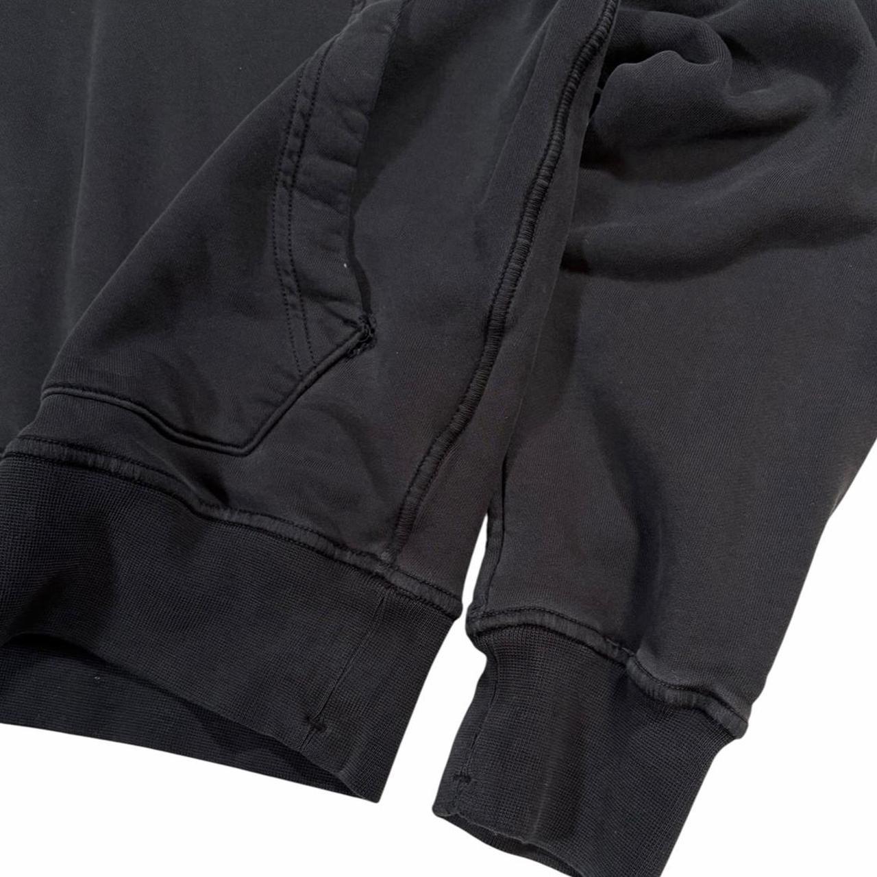 Stone island black pullover sweatshirt (L)