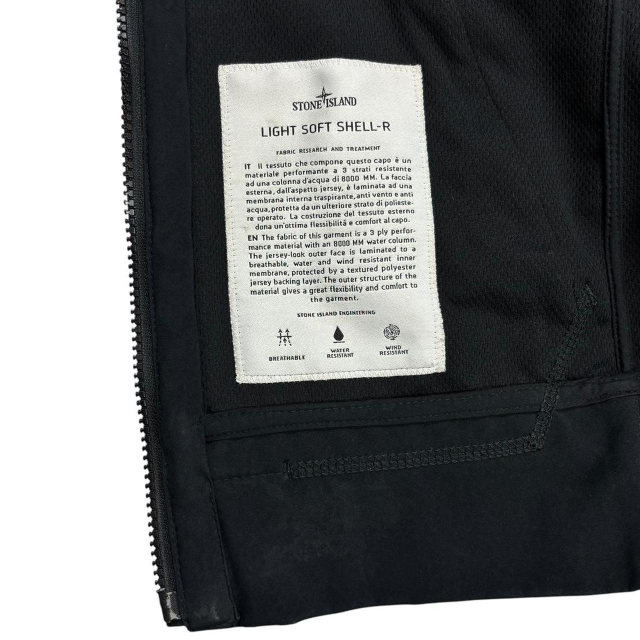 Stone island black soft shell jacket (S)