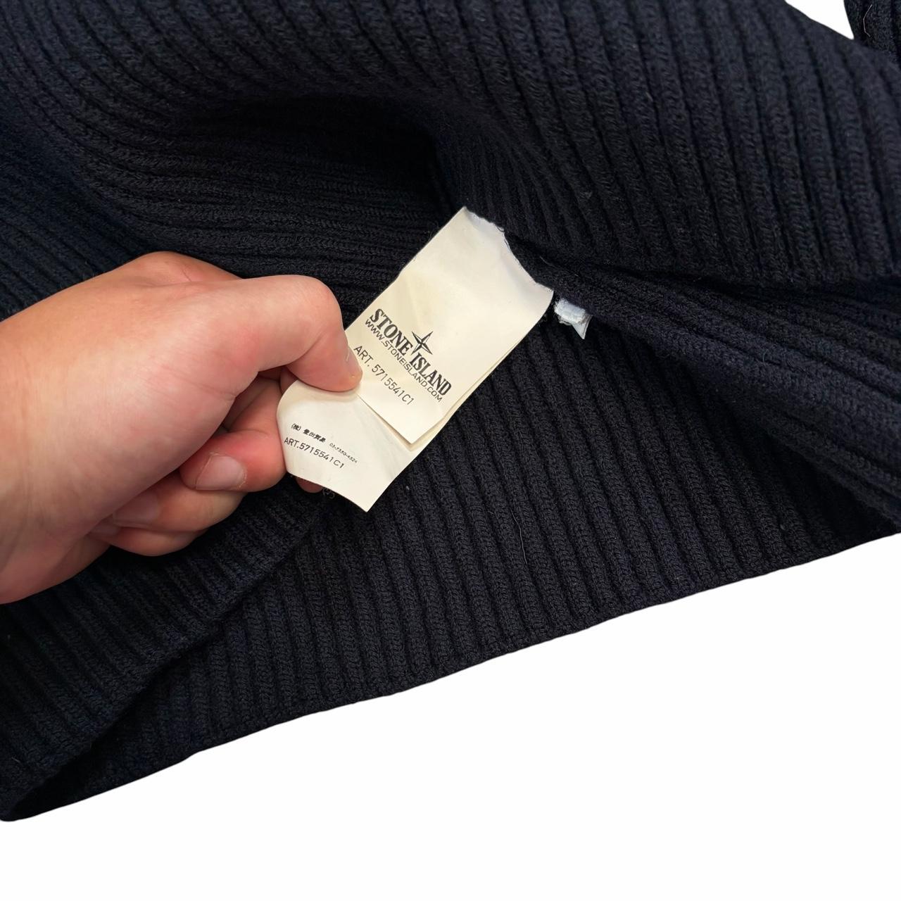 Stone island heavyweight knit pullover sweatshirt (XS)