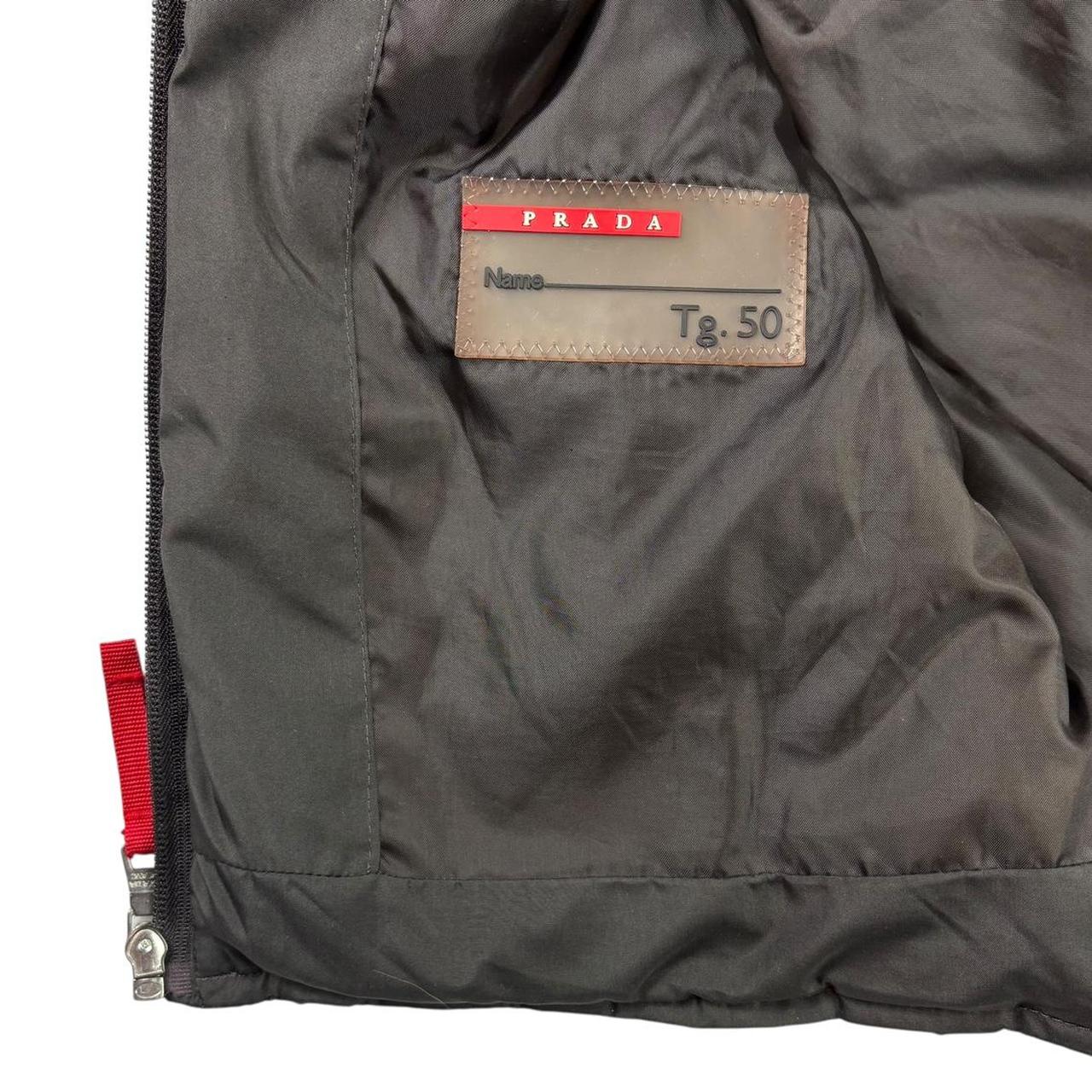 Prada down puffer jacket (L)