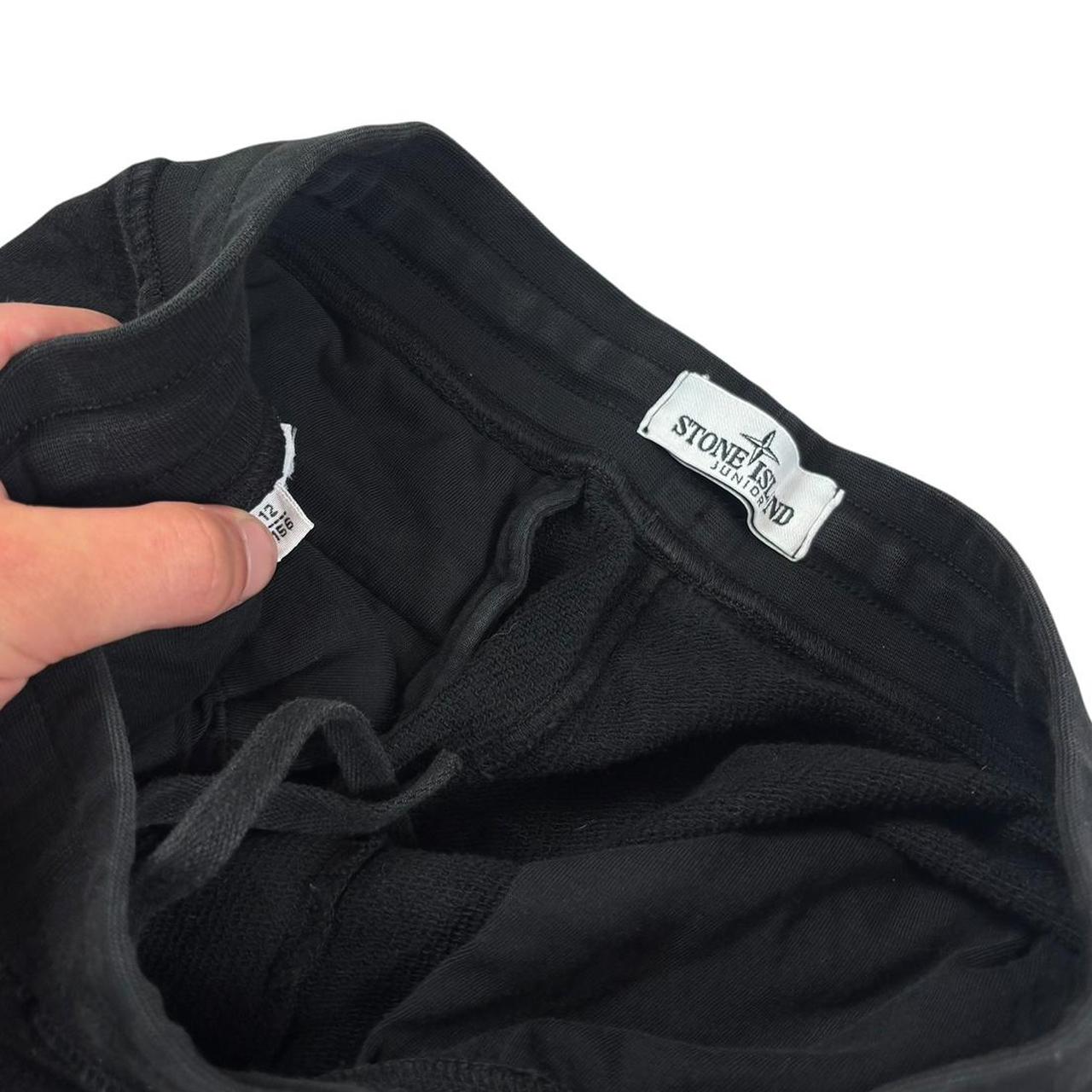 Stone island black sweat shorts (XS)