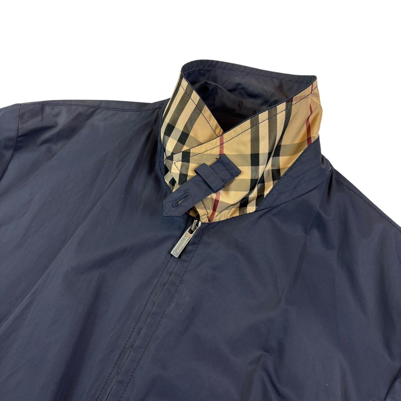 Burberry navy Harrington jacket (M)