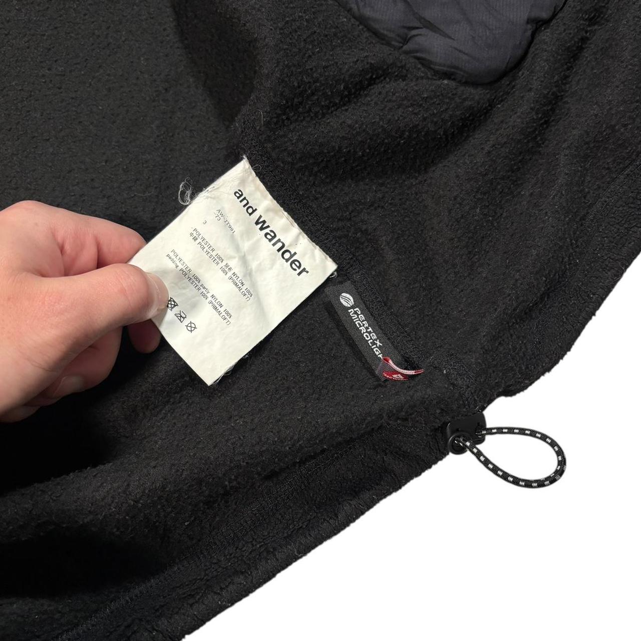 And wander Pertex nylon top fleece jacket (L)