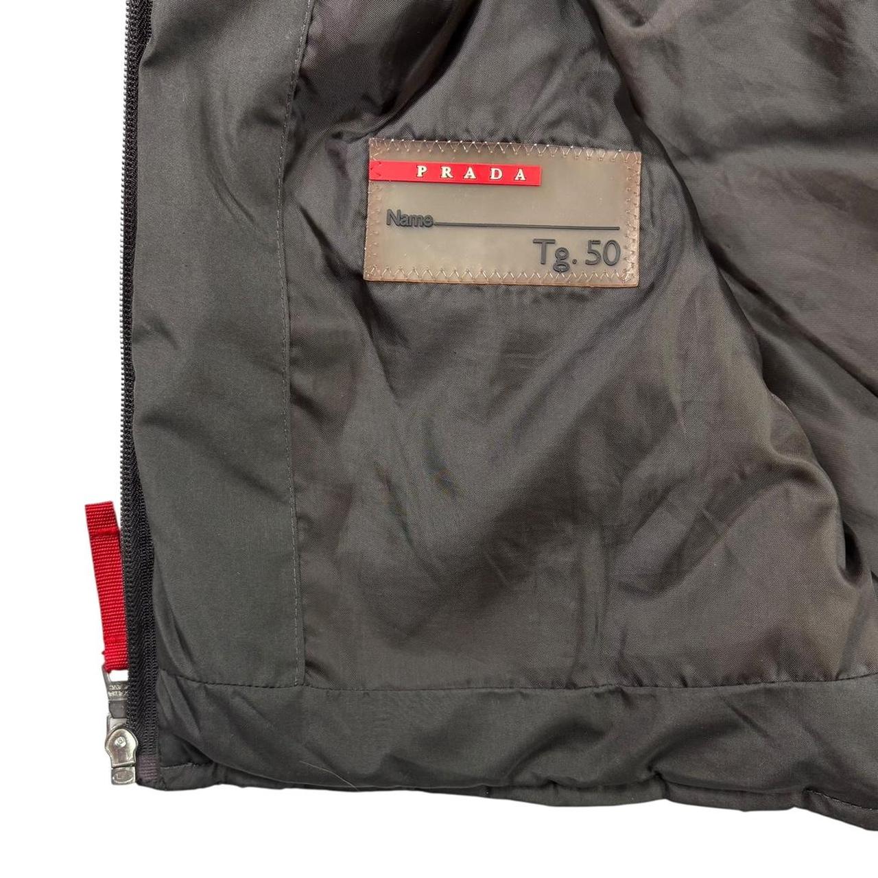 Prada down puffer jacket (L)