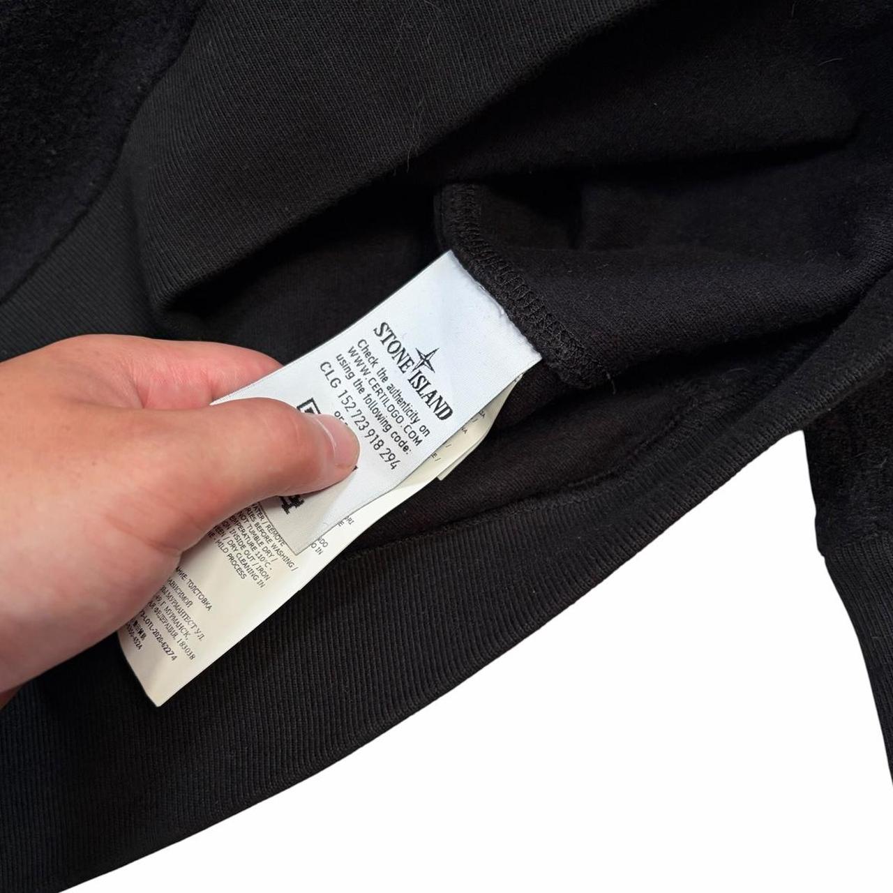 Stone island ghost badge wool sweatshirt (S)