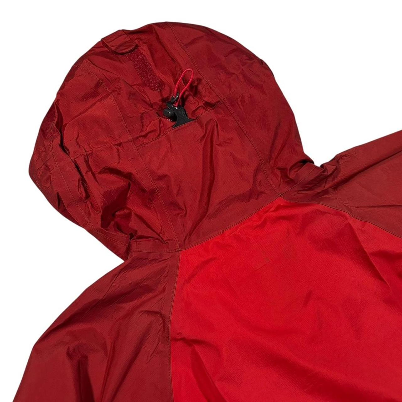 Montbell two tone red windbreaker jacket (M)