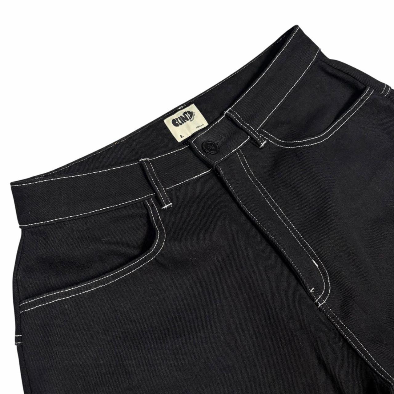 Clints Inc black step correct denim jeans (S)