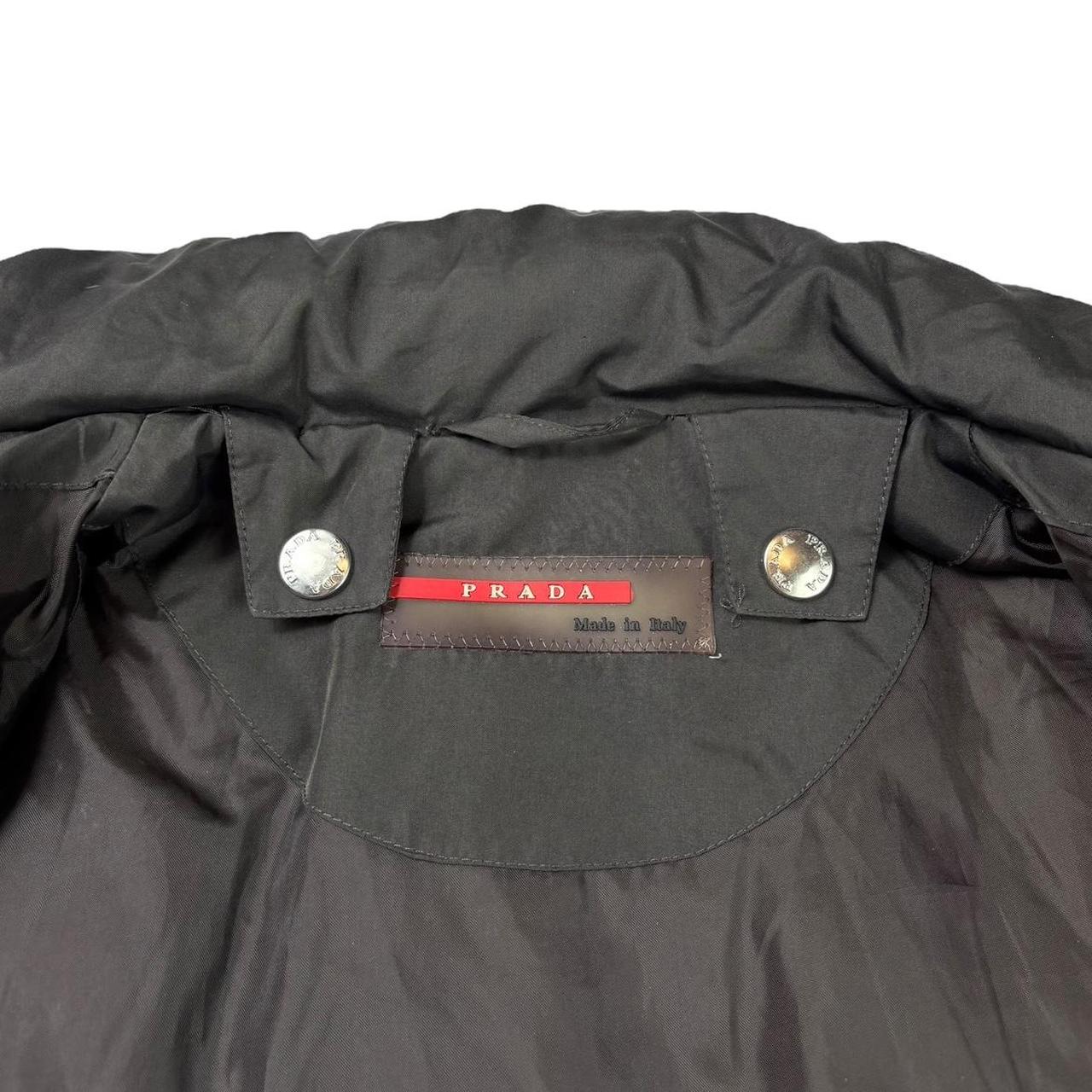Prada down puffer jacket (L)