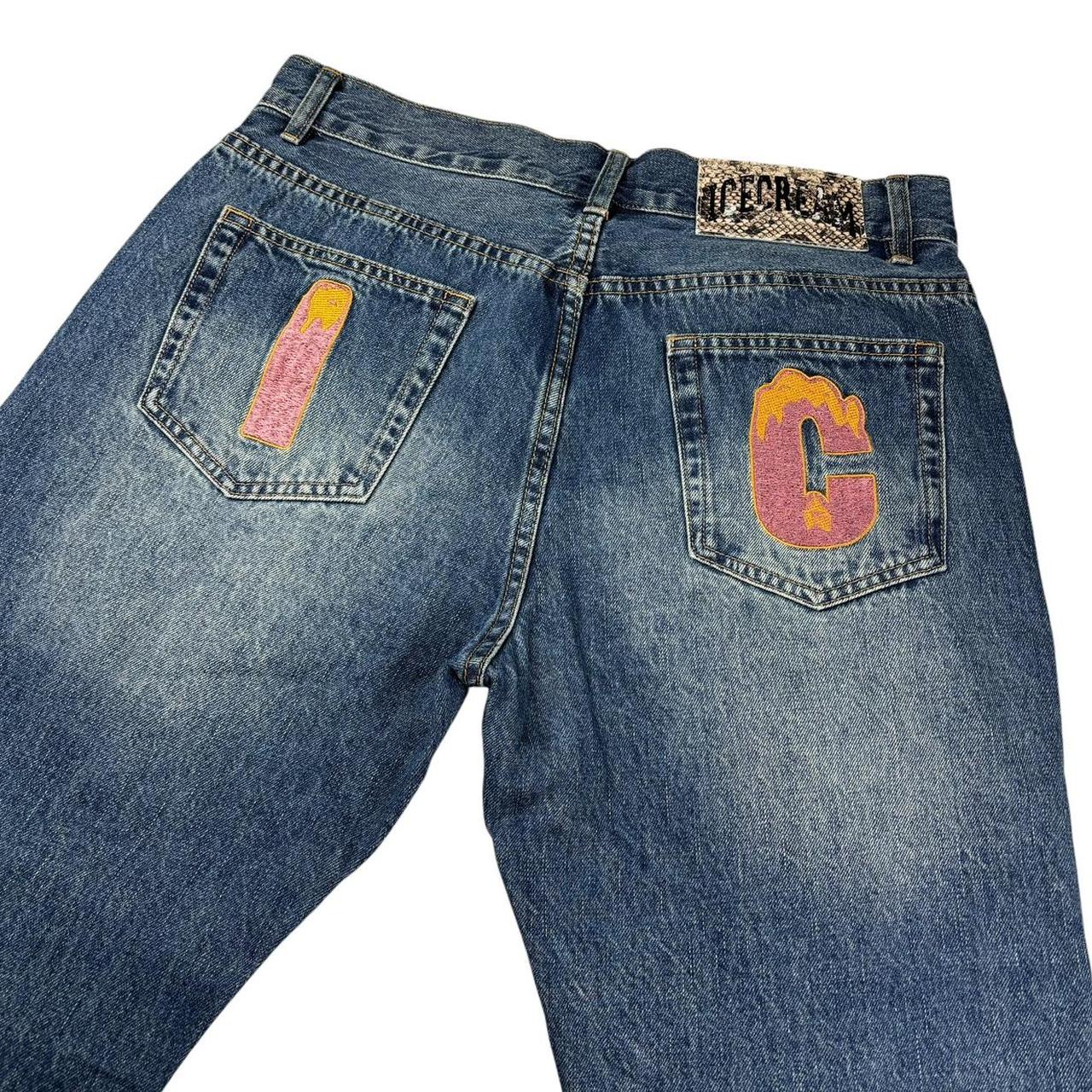 Billionaire boys club running dog denim jeans