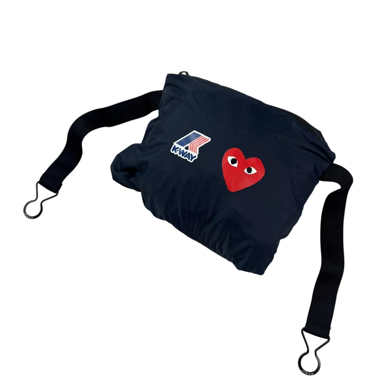 Comme des garçons K way navy zip up windbreaker jacket (S)
