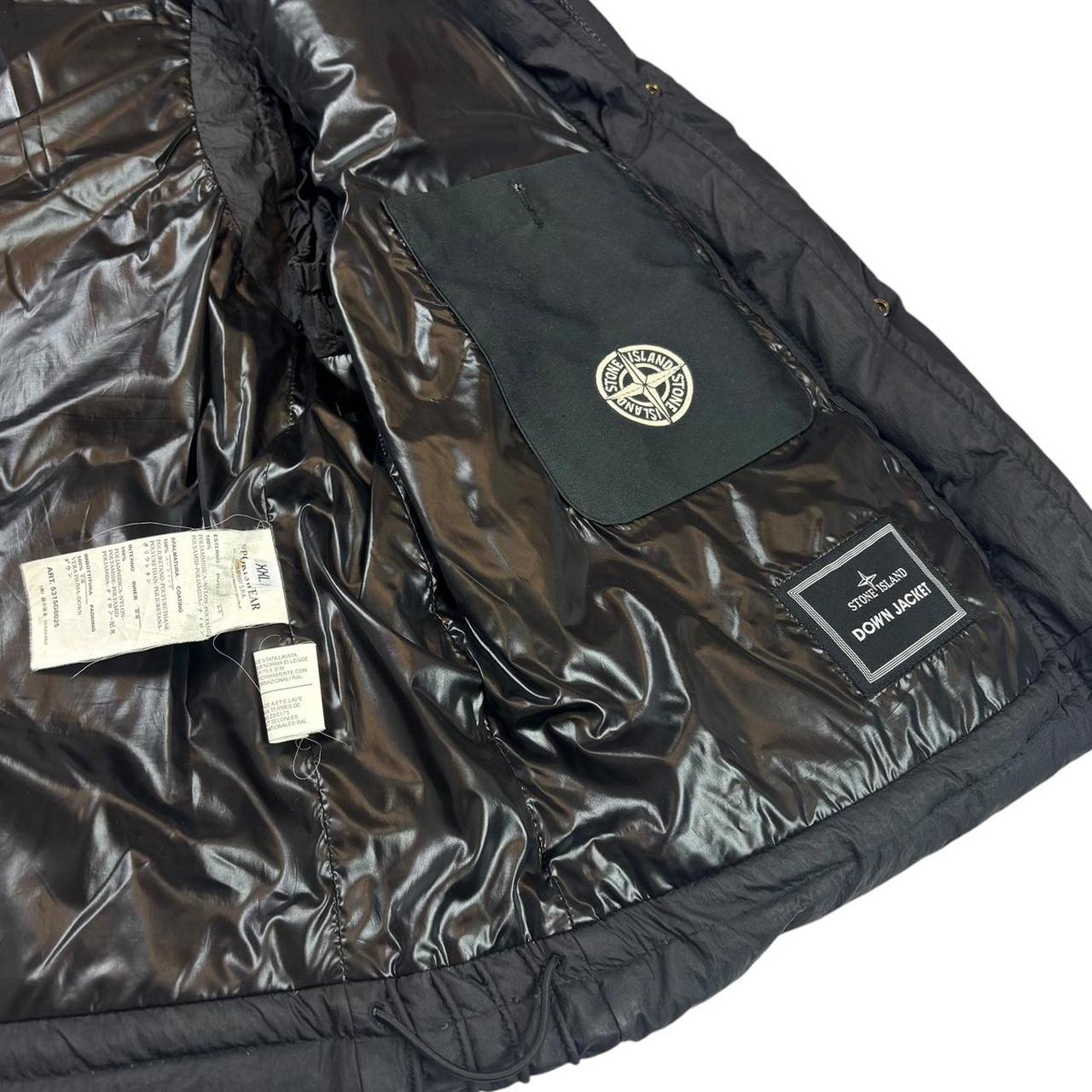 Stone island opaque nylon tela black down gilet (XXL)