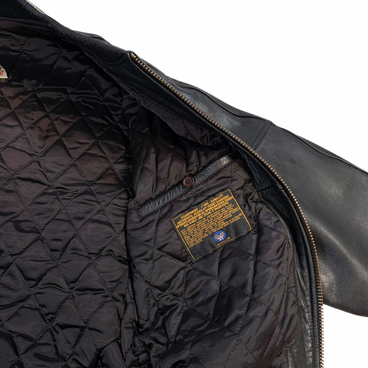 Avirex USA leather jacket (XS)