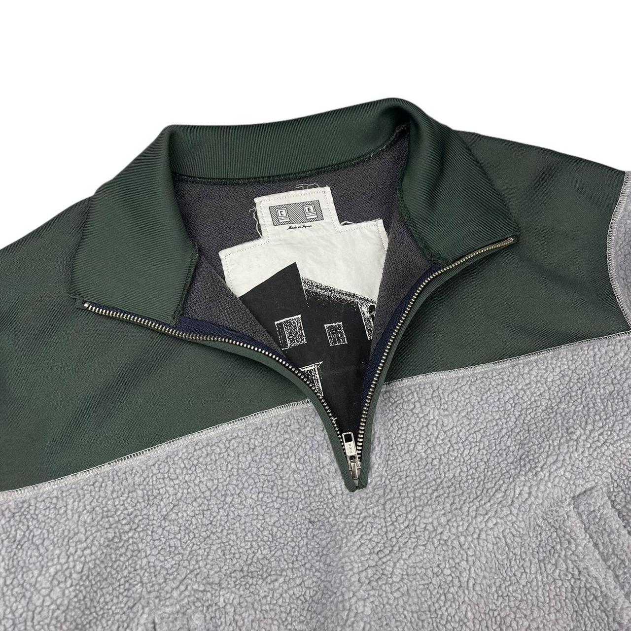 Cav Empt half zip two tone fleece sweatshirt (S)