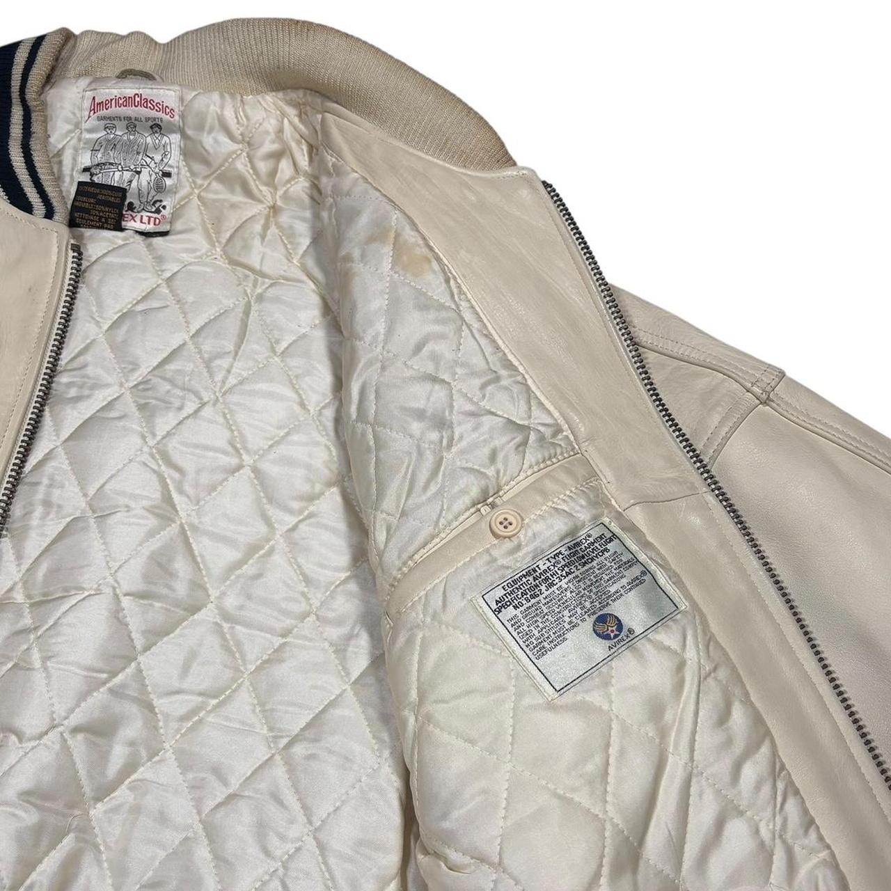 Avirex USA leather jacket (M)