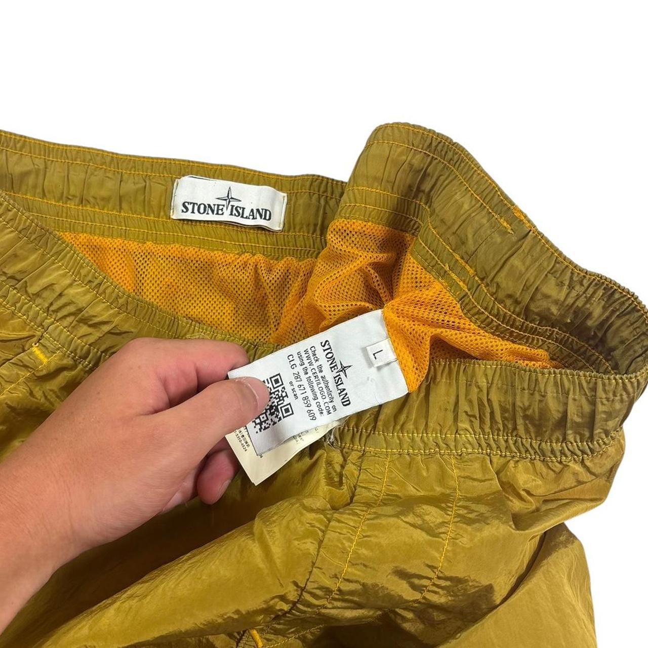 Stone island nylon metal shimmer swimming shorts (L)