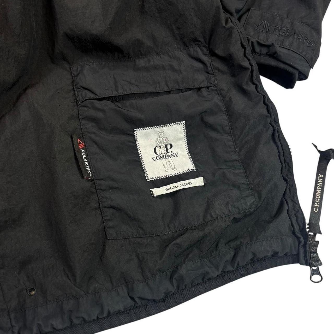 CP company black GDP Polartec goggle jacket (XL)