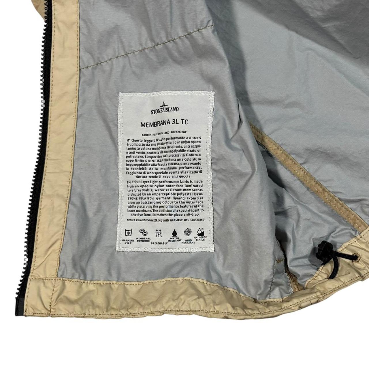 Stone island Membrana 3L TC windbreaker jacket (M)