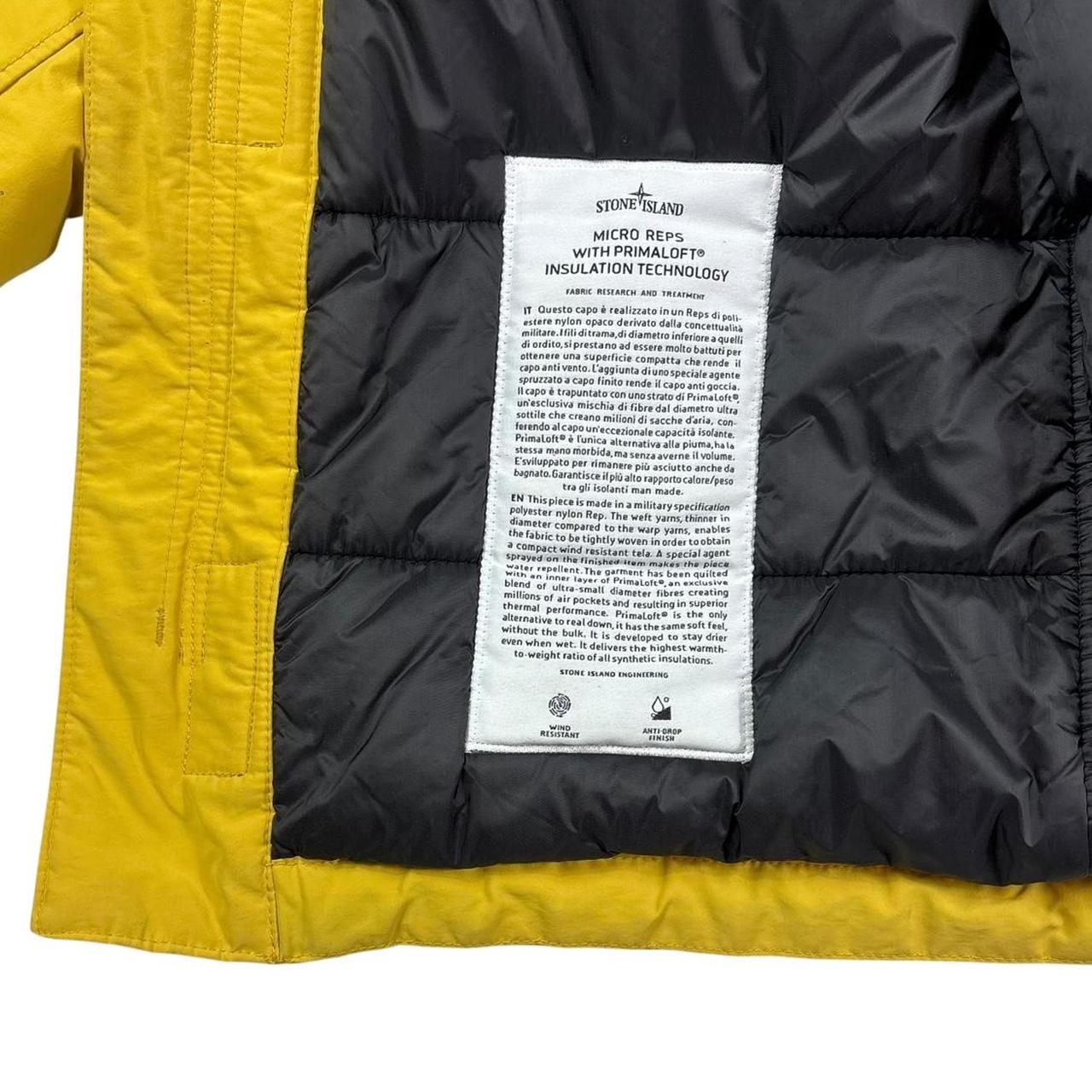 Stone island micro reps down puffer jacket with primaloft insulation technology (S)