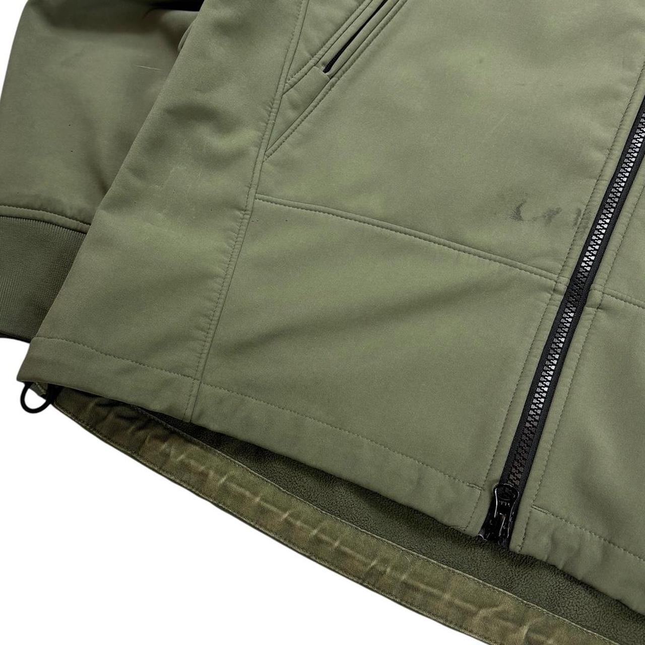 CP company khaki soft shell goggle jacket (XL)