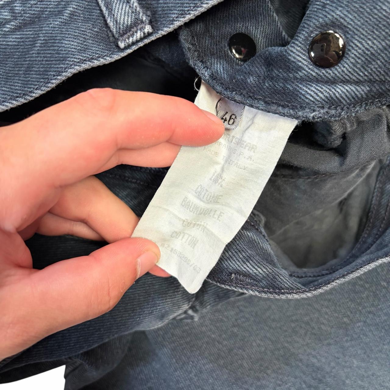 Stone island AW 1994 Green edge patch denim jeans (S)