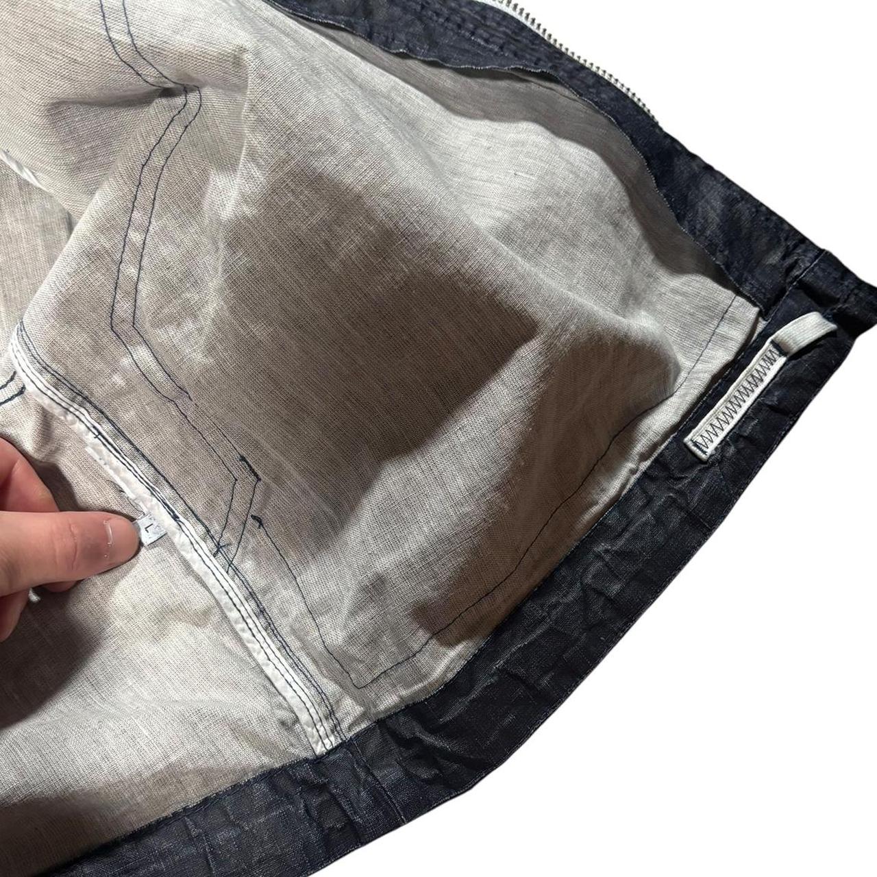 Stone island Marina raw plated linin spellout jacket (L)