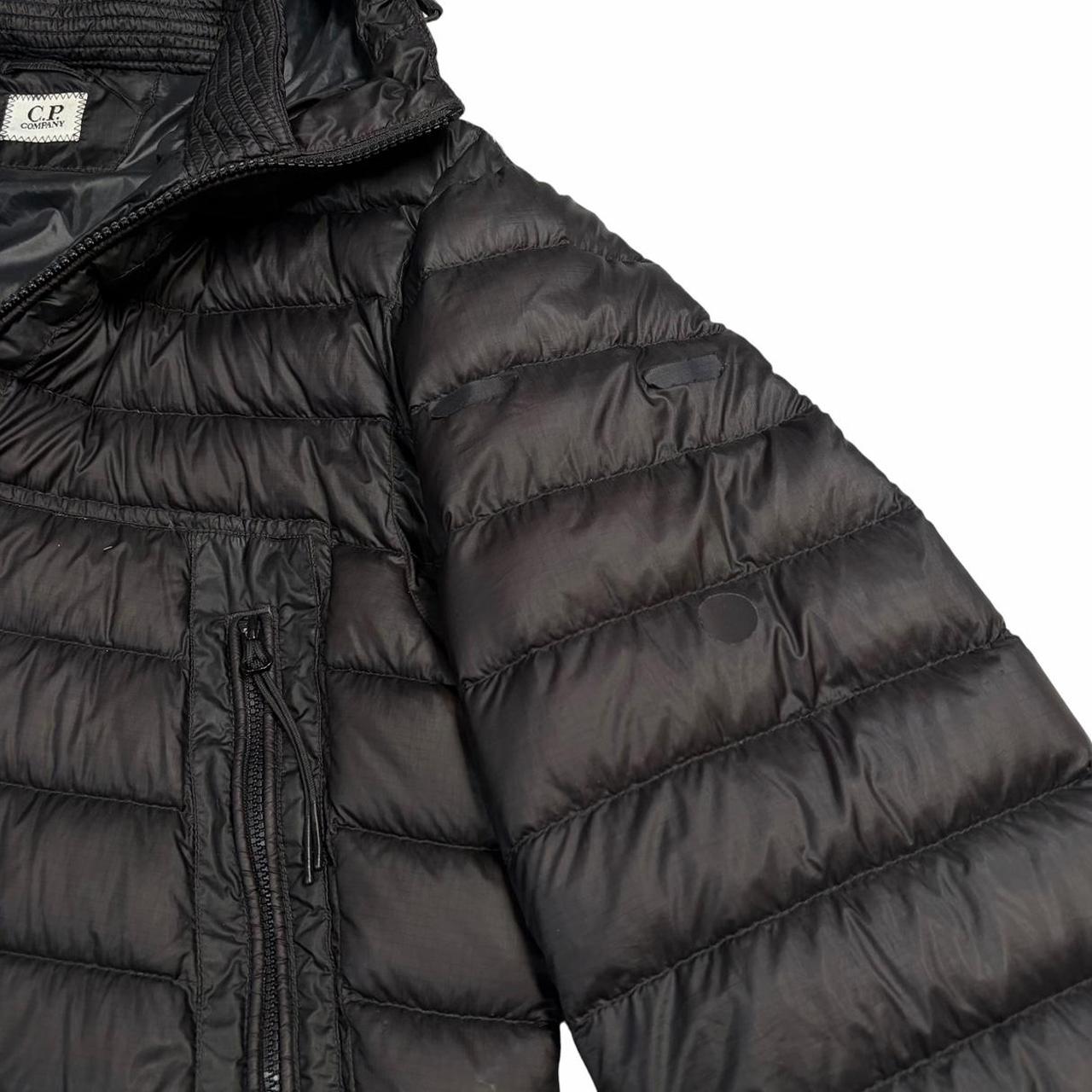 CP Company black DD shell down puffer jacket (S)