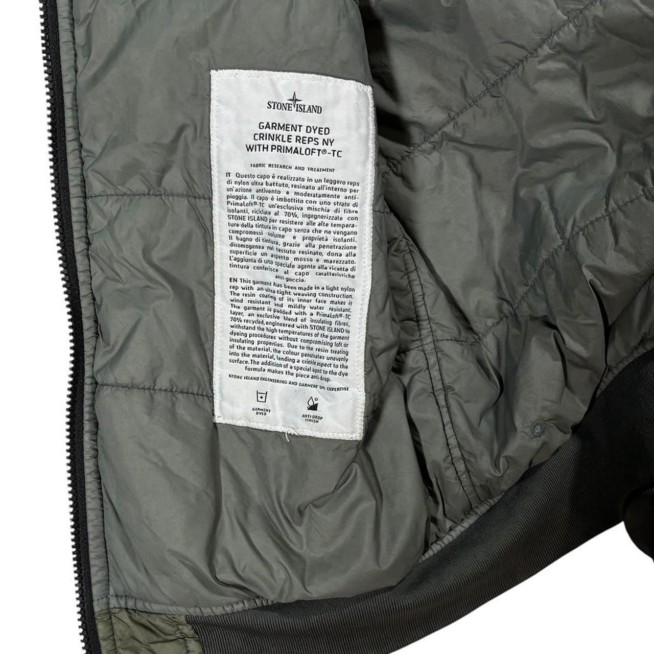 Stone island Primaloft garment dyed crinkle reps jacket (XXL)