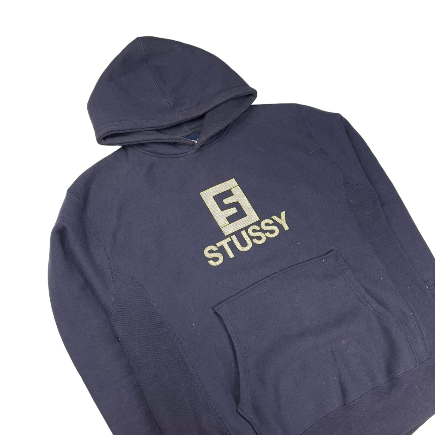 Stussy navy ‘Fendi Rip off’ pullover hoodie