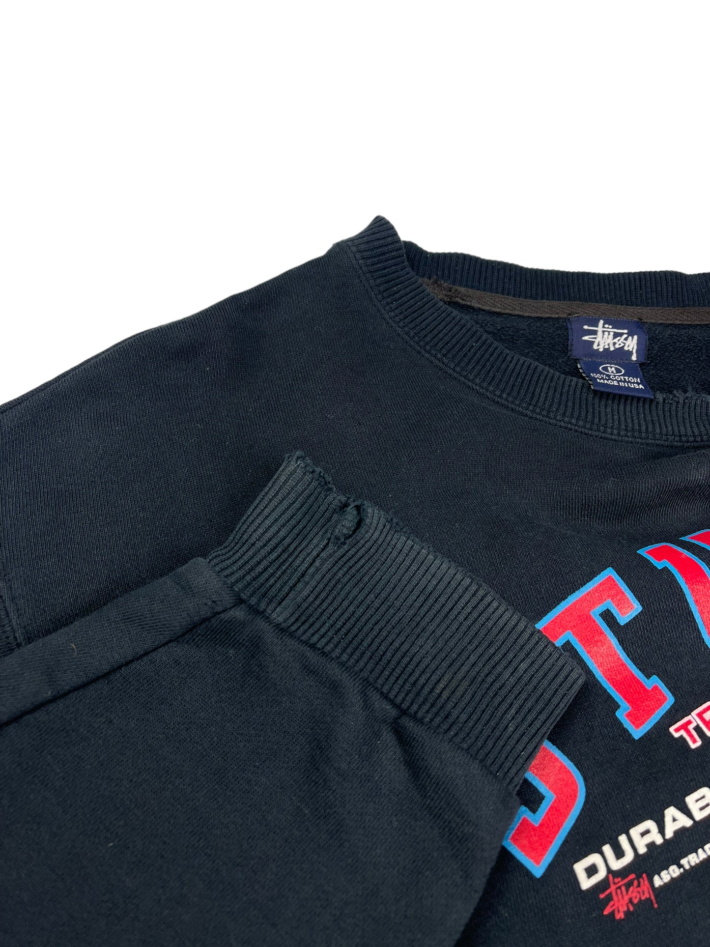 Vintage Stussy navy spellout pullover sweatshirt