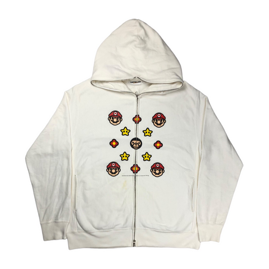 Bape baby milo x Super Mario 2008 white Full zip hoodie